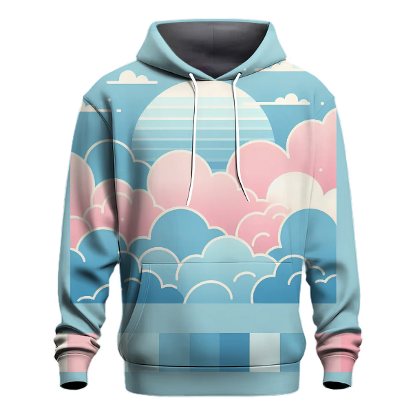 Pastel Dream Gradient Design Hoodie
