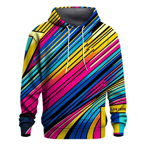 Radical Neon Stripes Hoodie
