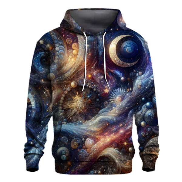 Cosmic Retro Patterns Hoodie