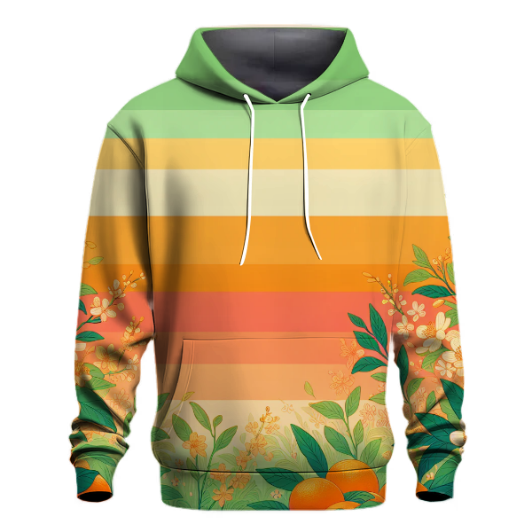 Citrus Bloom Gradient Hoodie