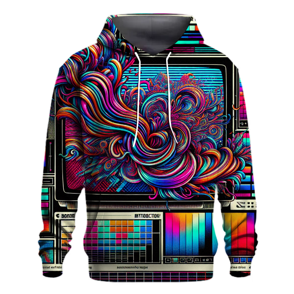 Geometric Glitch Hoodie