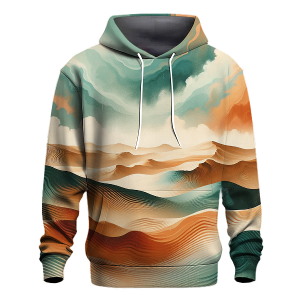 Desert Dawn Tie-dye Design Hoodie