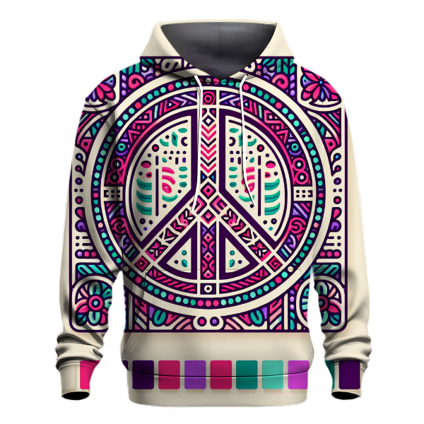 Hippie Soul Peace Sign Hoodie