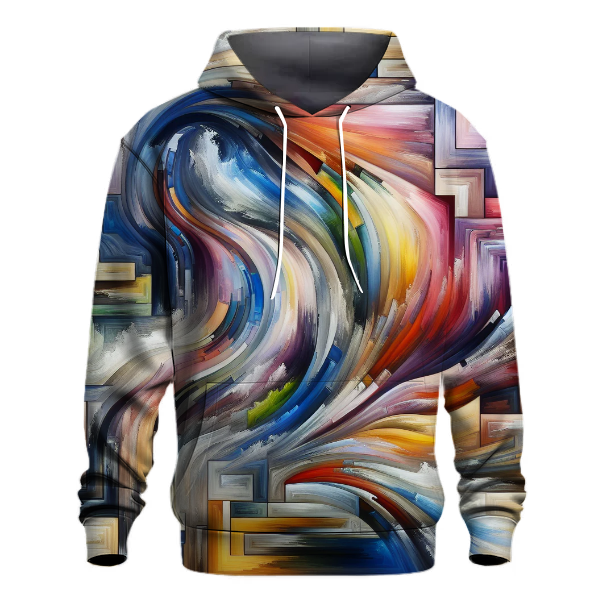 Vivid Abstract Expression Hoodie