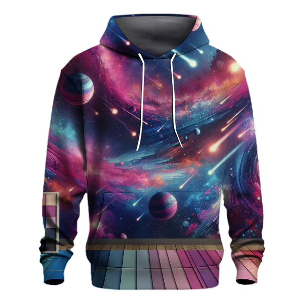 Neon Cosmic Dream Hoodie