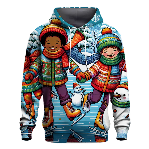 Winter Wonderland Skating Party Hoodie