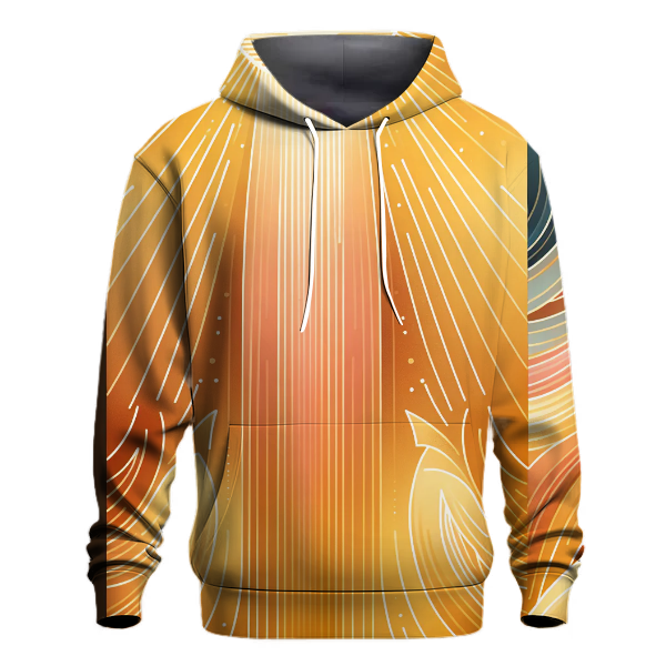 Golden Sunrise Hues Hoodie