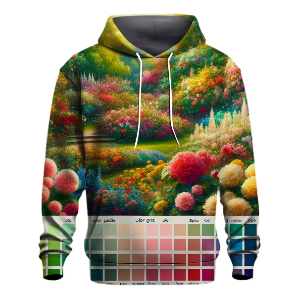 Lush Floral Symphony Hoodie