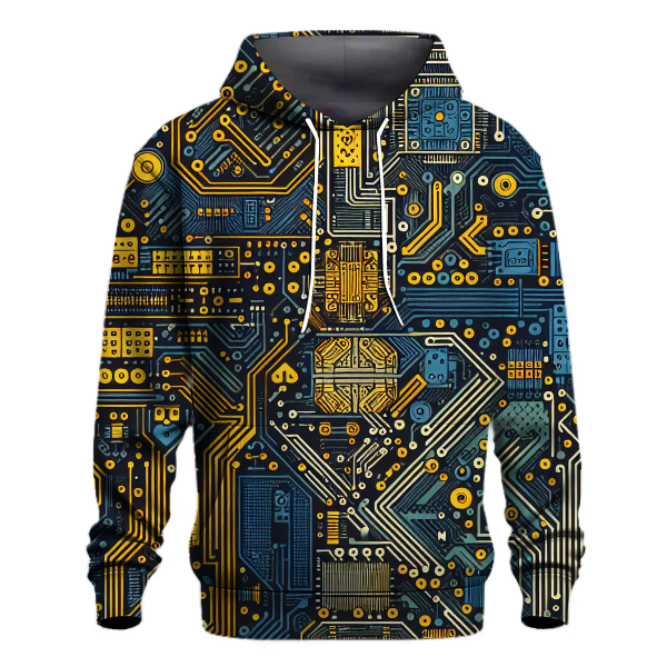 Retro Electro Circuit Hoodie