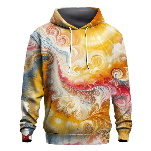 Sunkissed Horizon Tie-Dye Design Hoodie