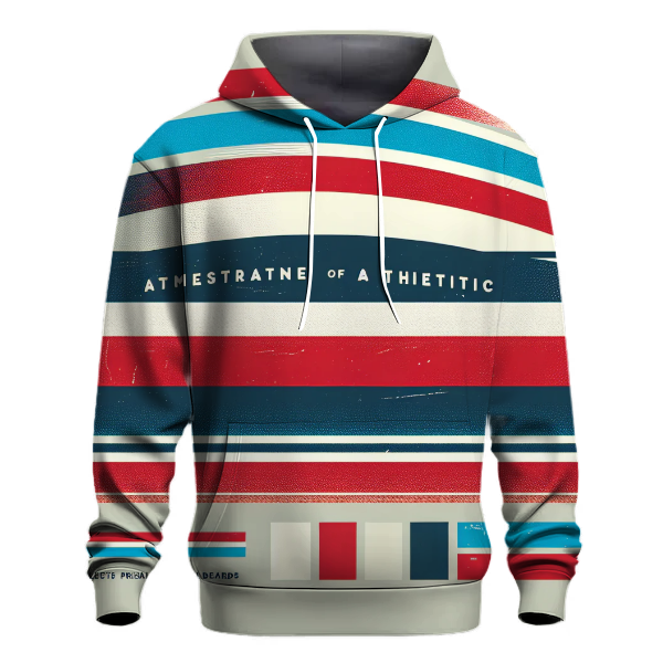 Bold Vintage Stripes Hoodie