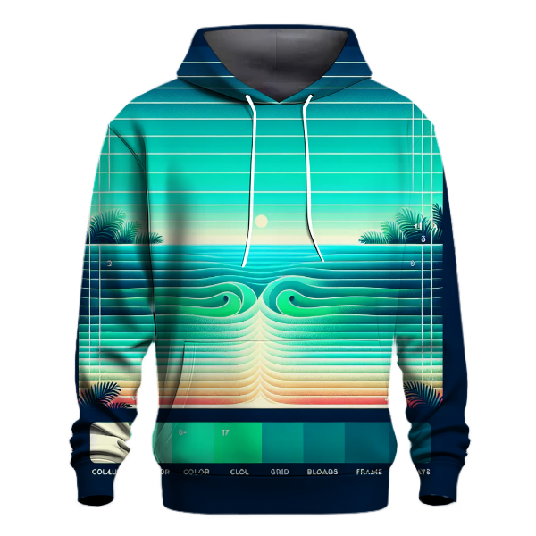 Tropical Lagoon Fade Hoodie