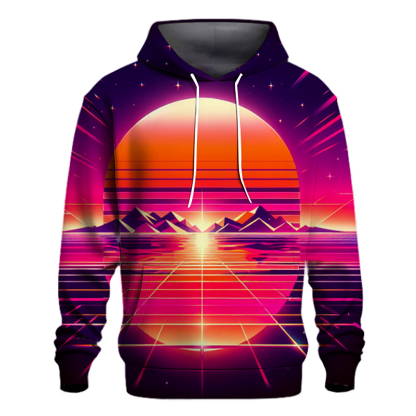Synthwave Retro Sunset Hoodie