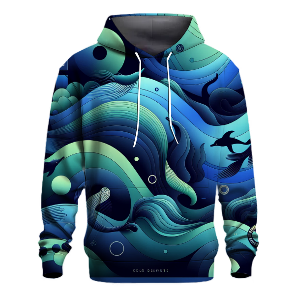 Deep Sea Dream Gradient Design Hoodie