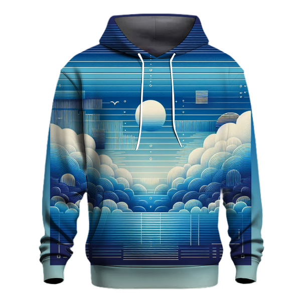 Sapphire Skies Gradient Hoodie