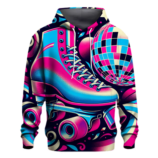 Neon Roller Disco Party Hoodie
