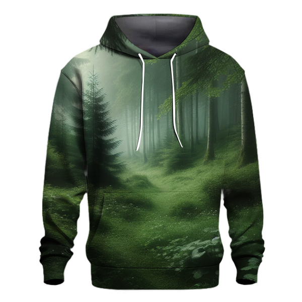 Enigmatic Forest Night Hoodie