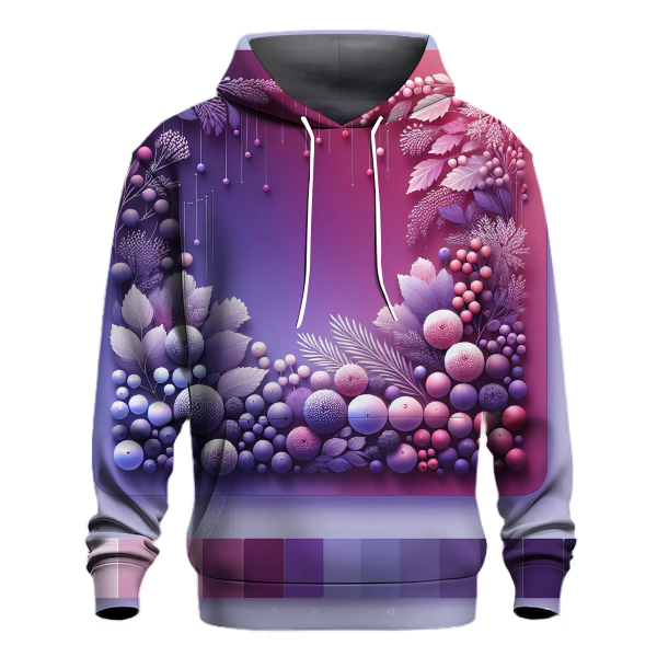 Frosted Berry Gradient Design Hoodie