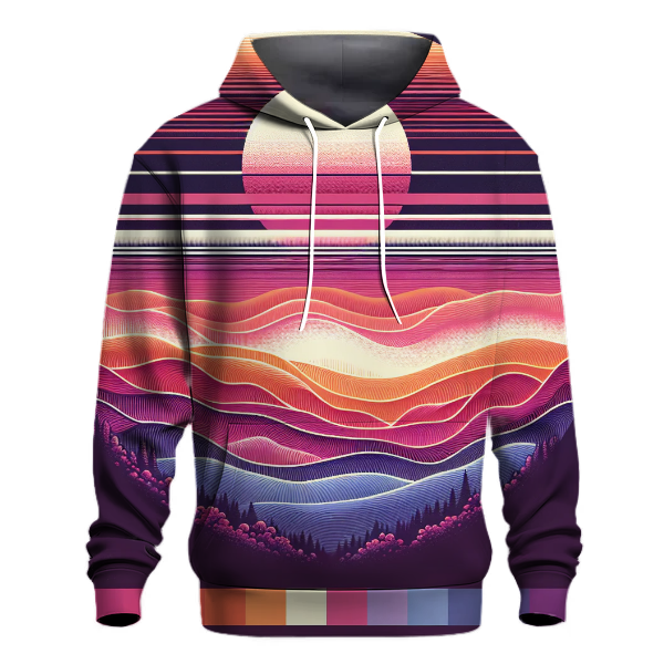 Sunset Horizon Panorama Hoodie