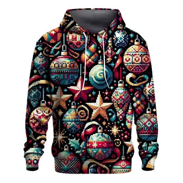 Festive Tree Ornament Bonanza Design Hoodie