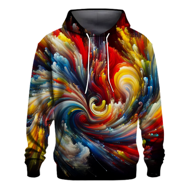 Artistic Color Splash Hoodie