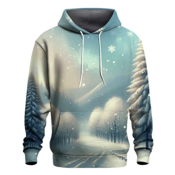 Festive Snowy Scene Hoodie