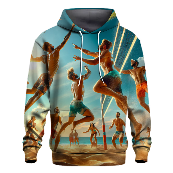 Volleyball Spike Action Hoodie