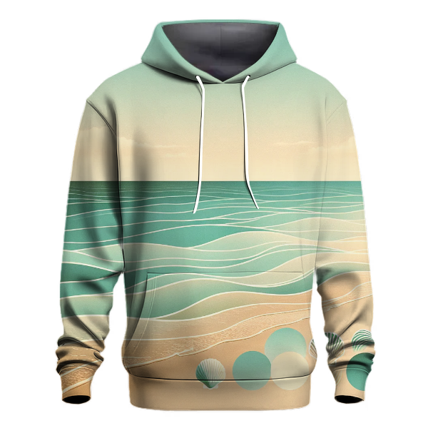 Serene Coastal Calm Hoodie