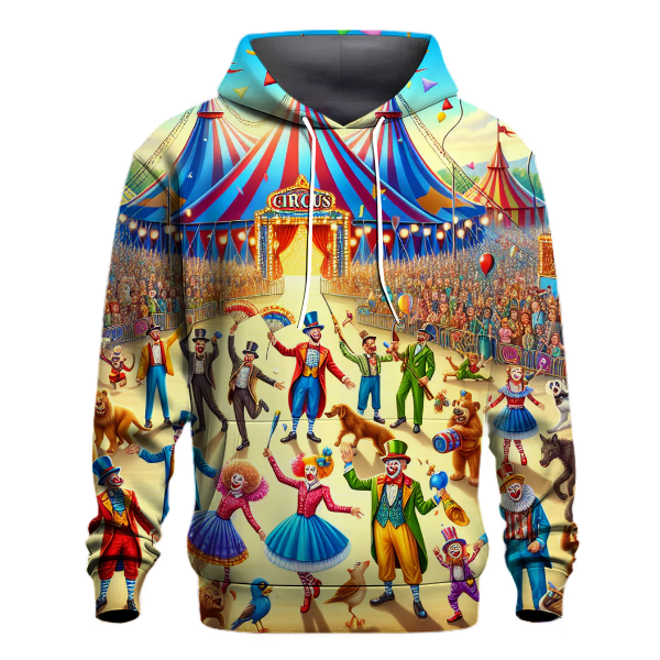 Colorful Circus Adventure Hoodie