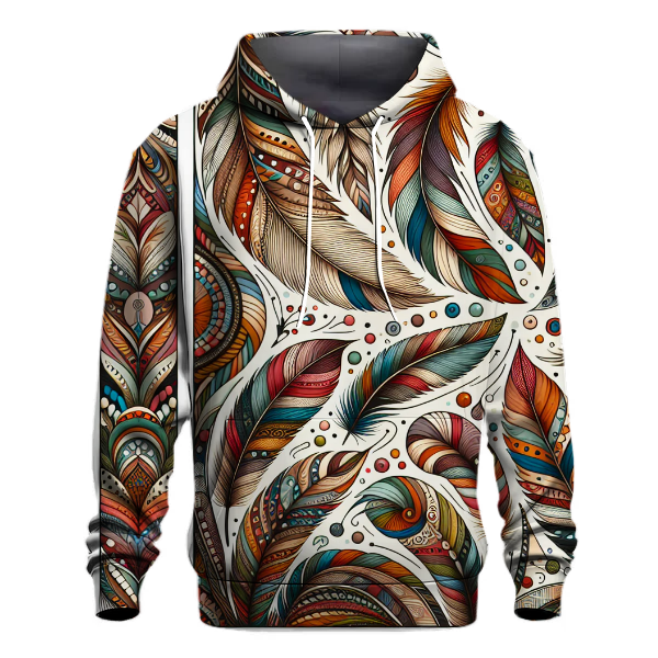 Bohemian Feather Dance Hoodie