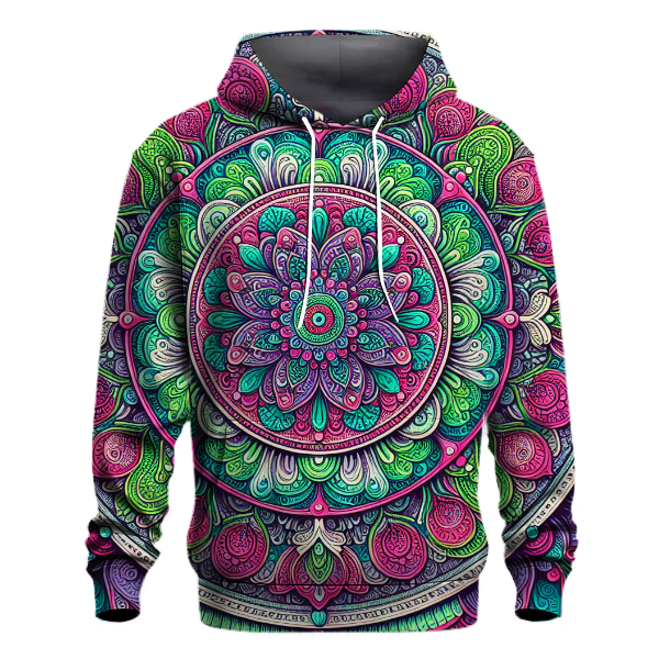 Color Burst Mandala Hoodie