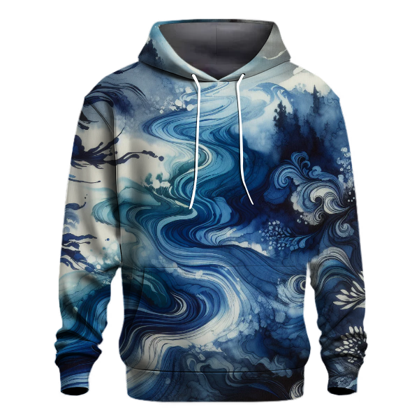 Sapphire River Flow Hoodie