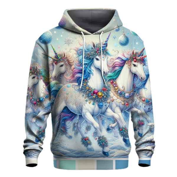 Holiday Magic Unicorns Hoodie