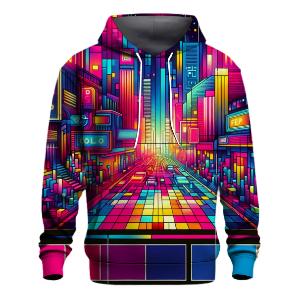 Neon Night City Hoodie
