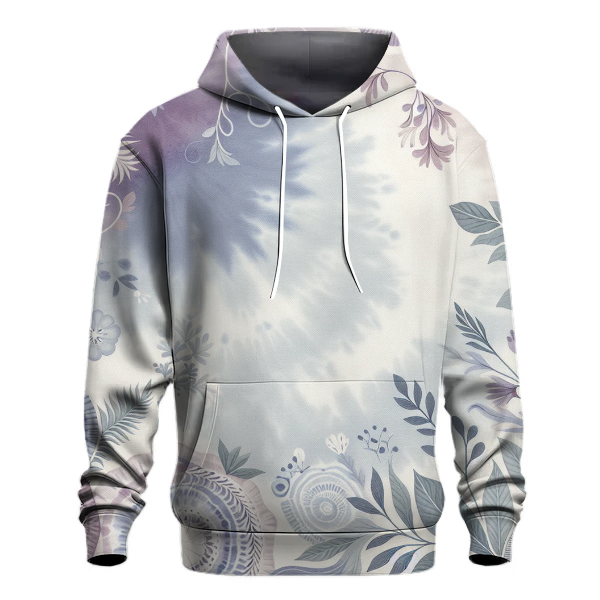 Lavender Dreams Tie-dye Design Hoodie