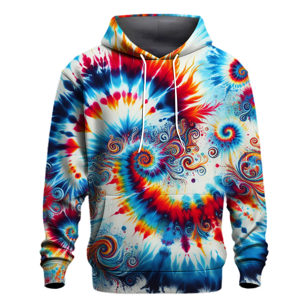 Electric Burst Tie-Dye Hoodie