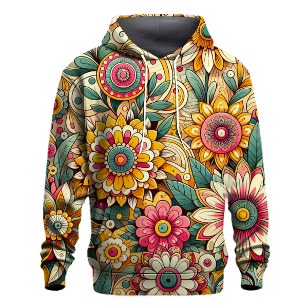 Sunshine Floral Fiesta Hoodie