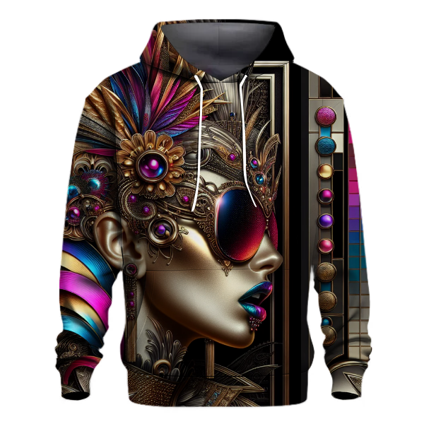 Glam Rock Radiance Hoodie