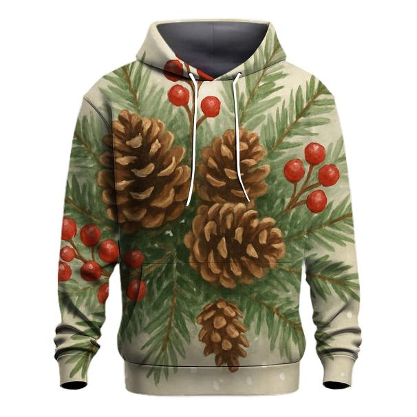 Pine Cone and Berry Delight Hoodie