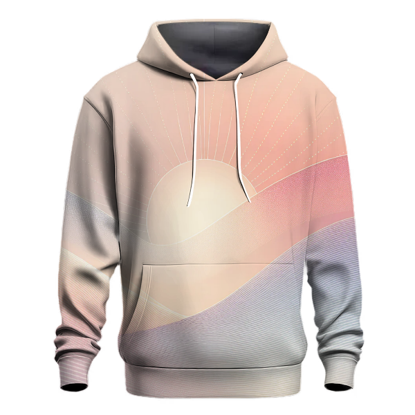 Pastel Sunrise Gradient Hoodie