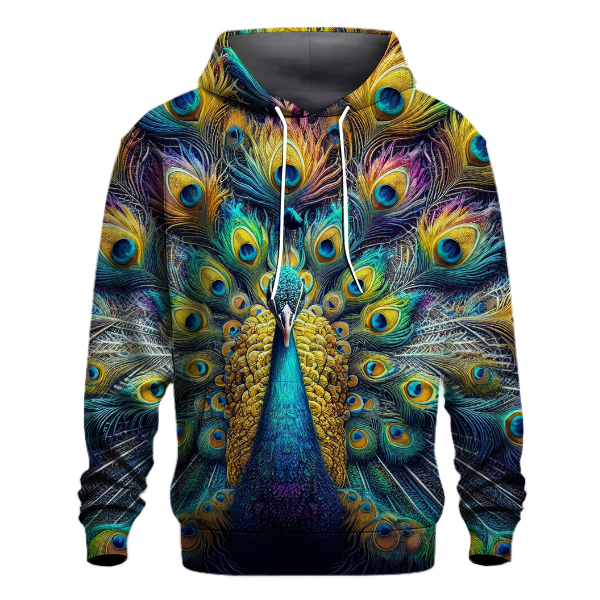 Majestic Peacock Elegance Hoodie