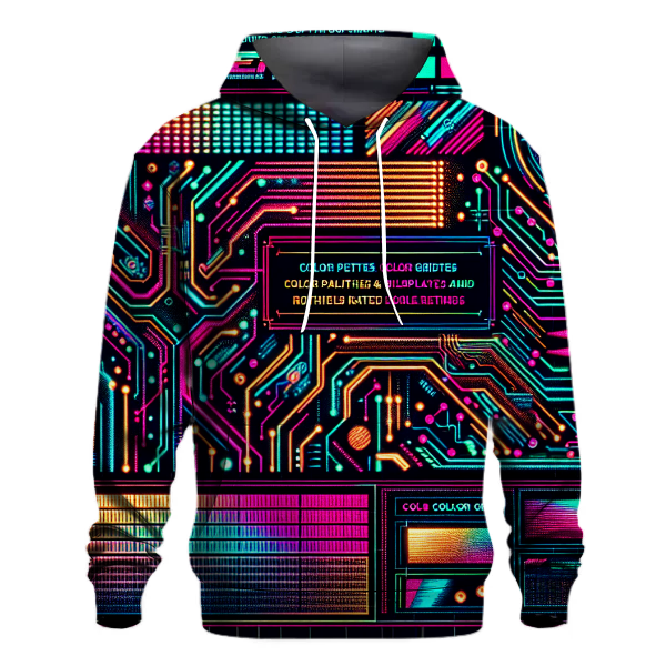 Cyberpunk Neon Wave Hoodie