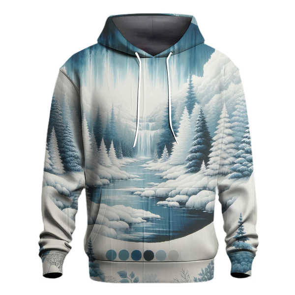 Frosted Winter Forest Hoodie