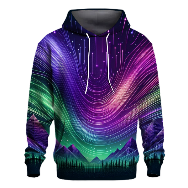 Mystical Aurora Gleam Hoodie
