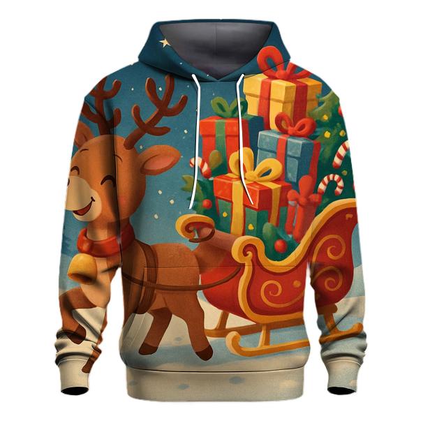 Reindeer Delivery Service Hoodie