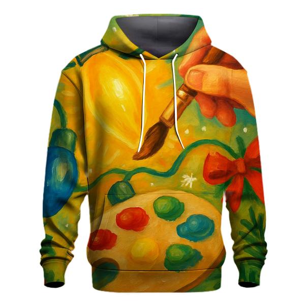 Christmas Lights String Artist Hoodie