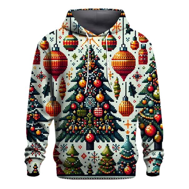 Merry Christmas Trees Design Hoodie
