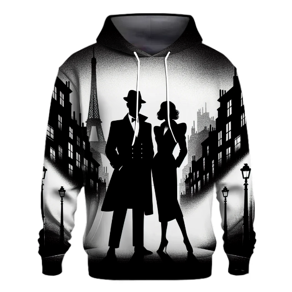 Vintage Film Noir Aesthetic Hoodie
