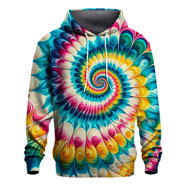 Bohemian Tie-Dye Swirl Hoodie