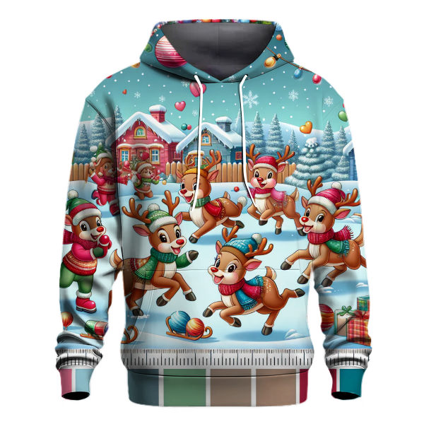 Reindeer Fun and Games Hoodie